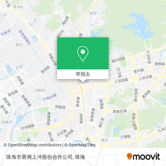 珠海市香洲上冲股份合作公司地图