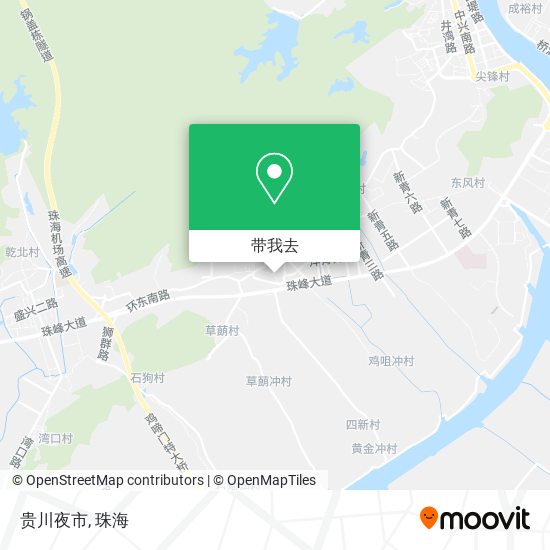 贵川夜市地图