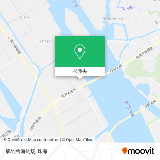 矶钓舍海钓场地图