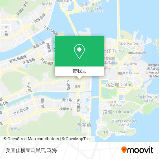 美宜佳横琴口岸店地图