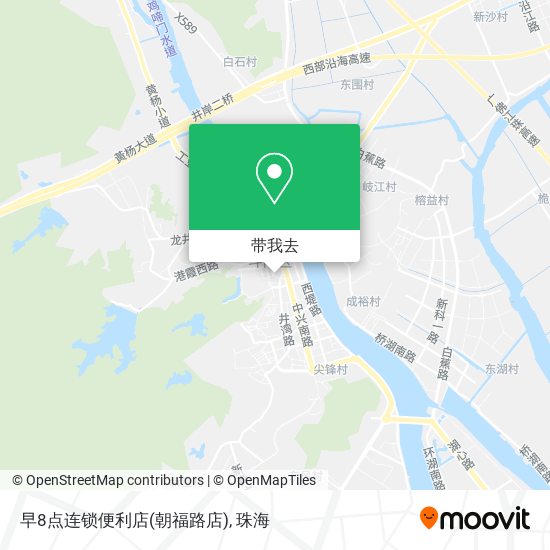 早8点连锁便利店(朝福路店)地图