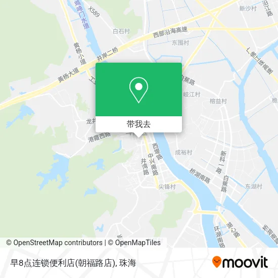 早8点连锁便利店(朝福路店)地图
