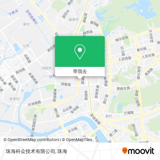 珠海科众技术有限公司地图