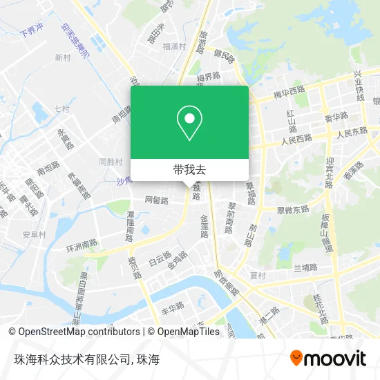 珠海科众技术有限公司地图