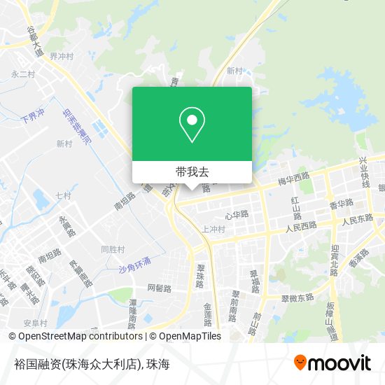 裕国融资(珠海众大利店)地图