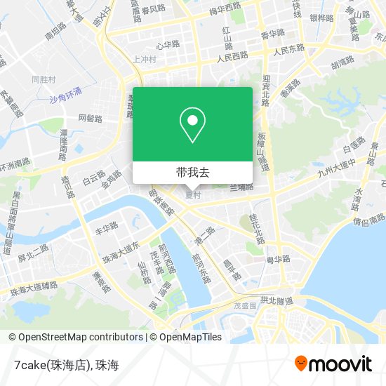 7cake(珠海店)地图