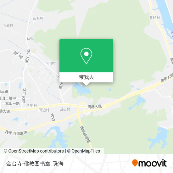 金台寺-佛教图书室地图