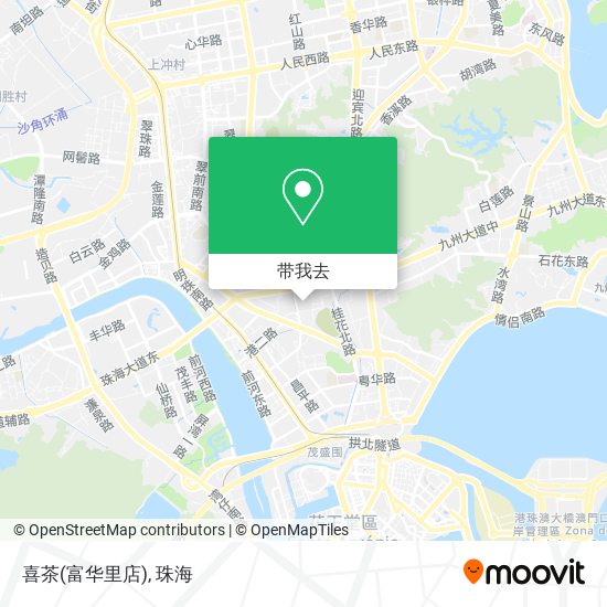 喜茶(富华里店)地图