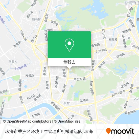 珠海市香洲区环境卫生管理所机械清运队地图