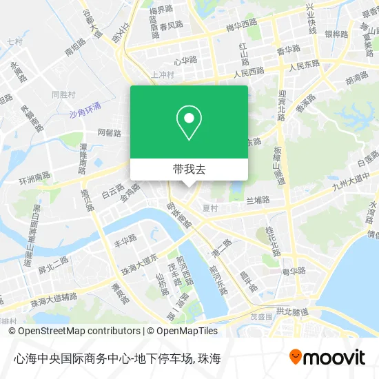 心海中央国际商务中心-地下停车场地图
