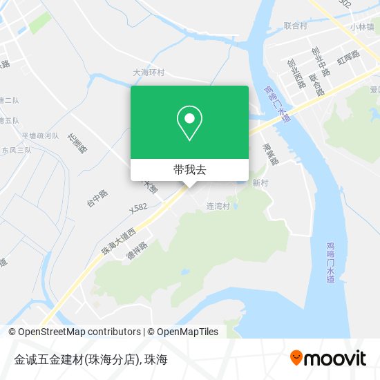 金诚五金建材(珠海分店)地图
