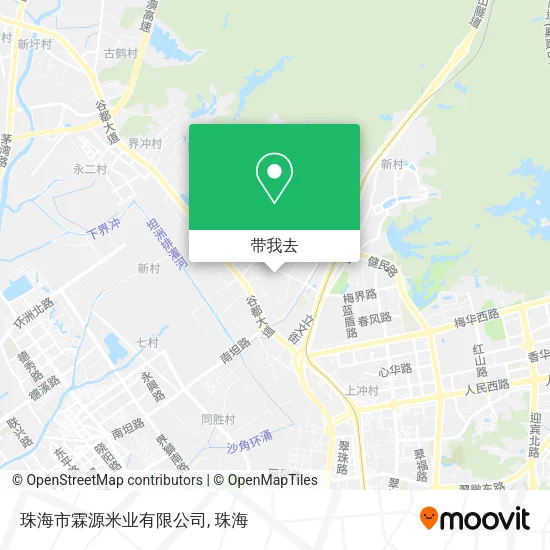 珠海市霖源米业有限公司地图