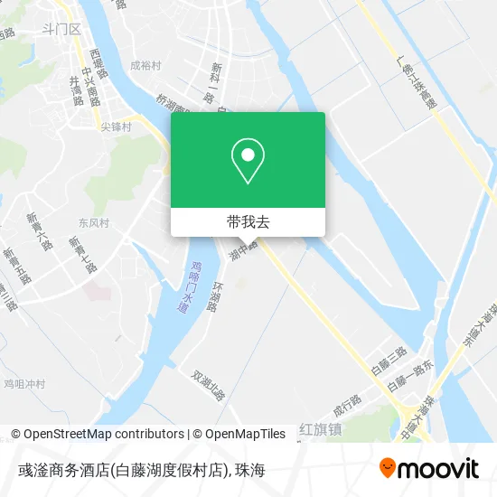 彧滏商务酒店(白藤湖度假村店)地图