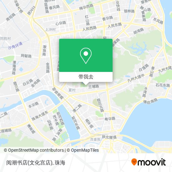 阅潮书店(文化宫店)地图