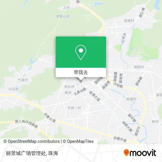 丽景城广场管理处地图