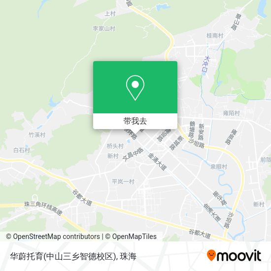 华蔚托育(中山三乡智德校区)地图