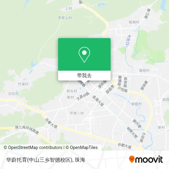 华蔚托育(中山三乡智德校区)地图
