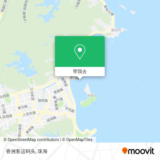 香洲客运码头地图
