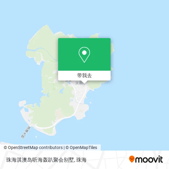 珠海淇澳岛听海轰趴聚会别墅地图