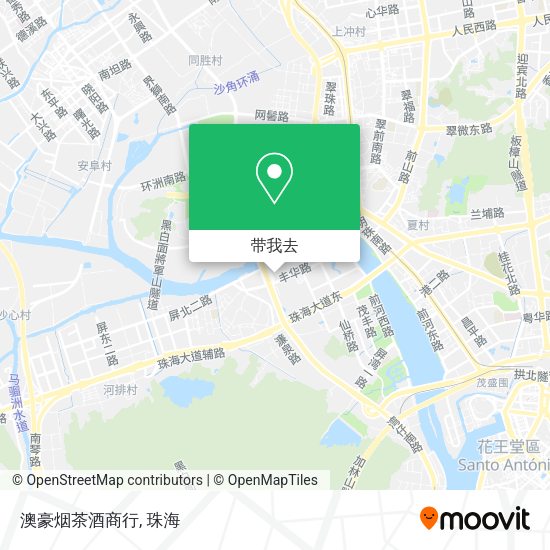 澳豪烟茶酒商行地图