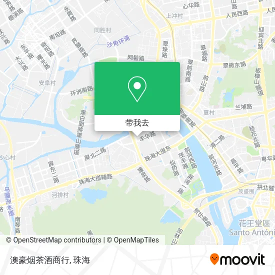 澳豪烟茶酒商行地图