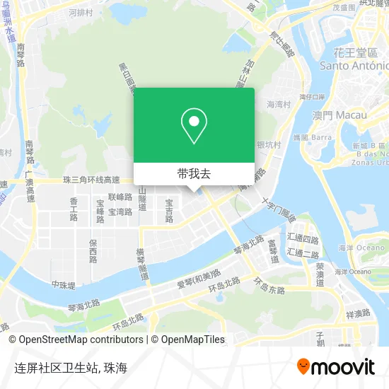 连屏社区卫生站地图