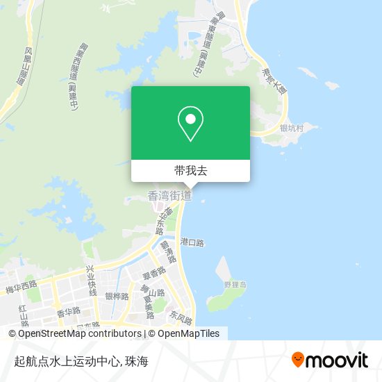 起航点水上运动中心地图