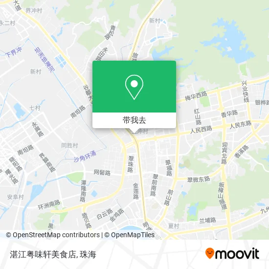 湛江粤味轩美食店地图