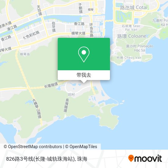 826路3号线(长隆-城轨珠海站)地图