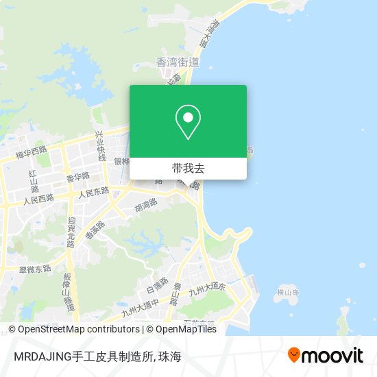 MRDAJING手工皮具制造所地图