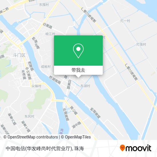 中国电信(华发峰尚时代营业厅)地图
