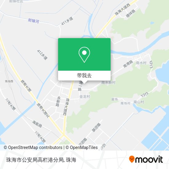 珠海市公安局高栏港分局地图