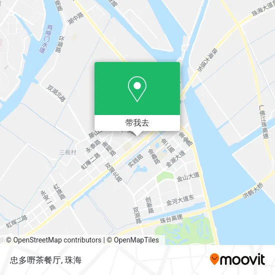 忠多嘢茶餐厅地图