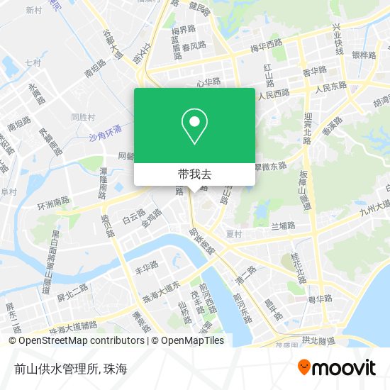前山供水管理所地图