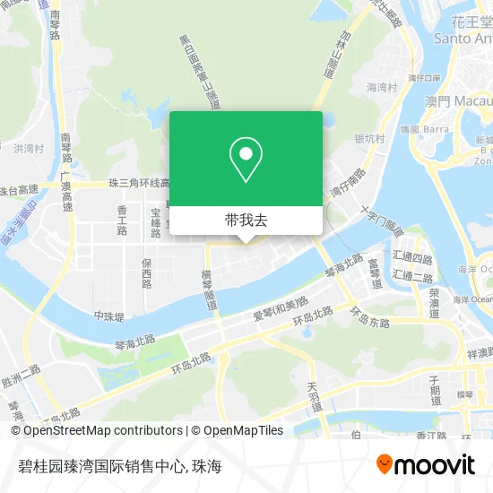 碧桂园臻湾国际销售中心地图