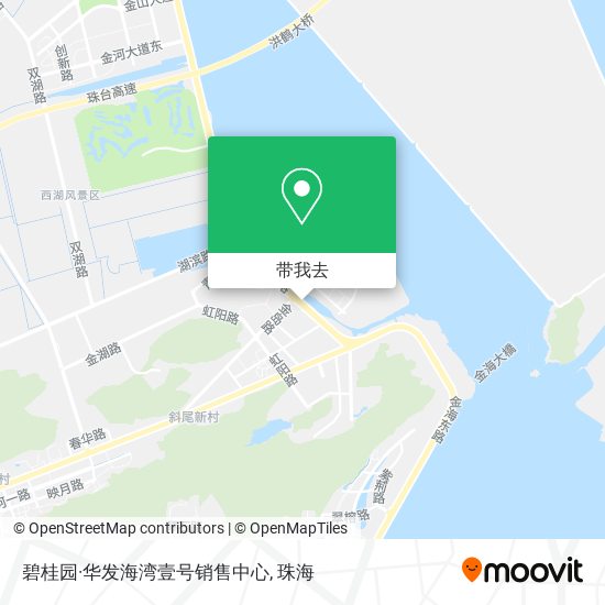 碧桂园·华发海湾壹号销售中心地图