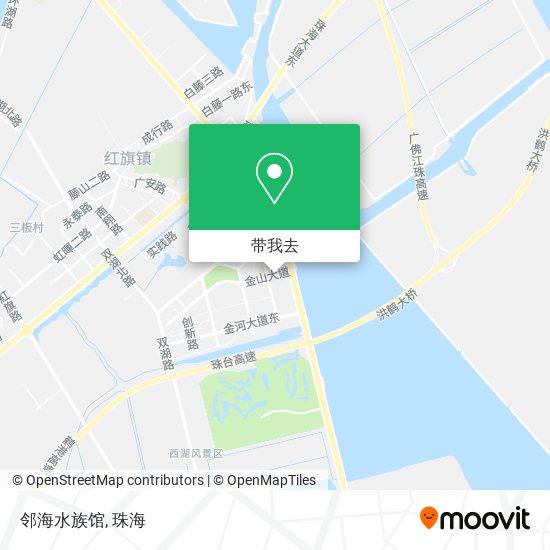 邻海水族馆地图