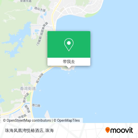 珠海凤凰湾悦椿酒店地图