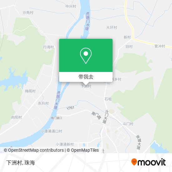 下洲村地图