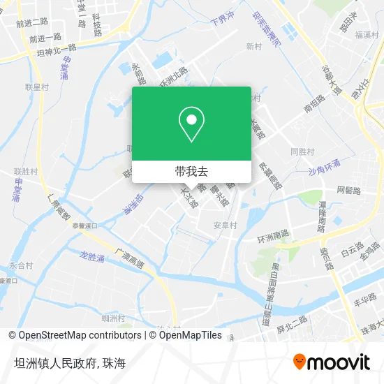 坦洲镇人民政府地图