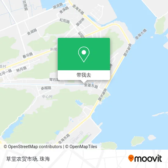 草堂农贸市场地图