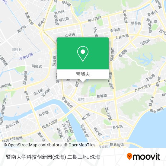 暨南大学科技创新园(珠海) 二期工地地图