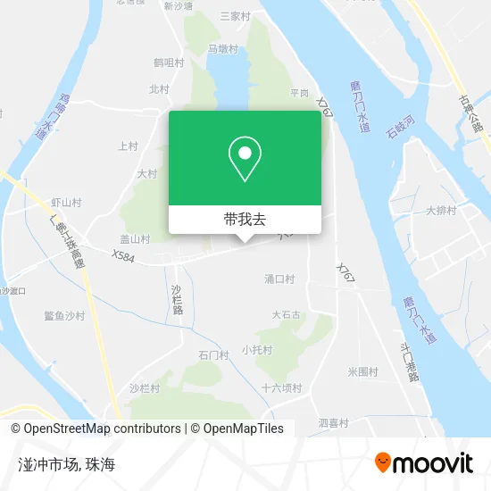 湴冲市场地图