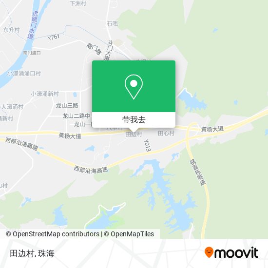 田边村地图