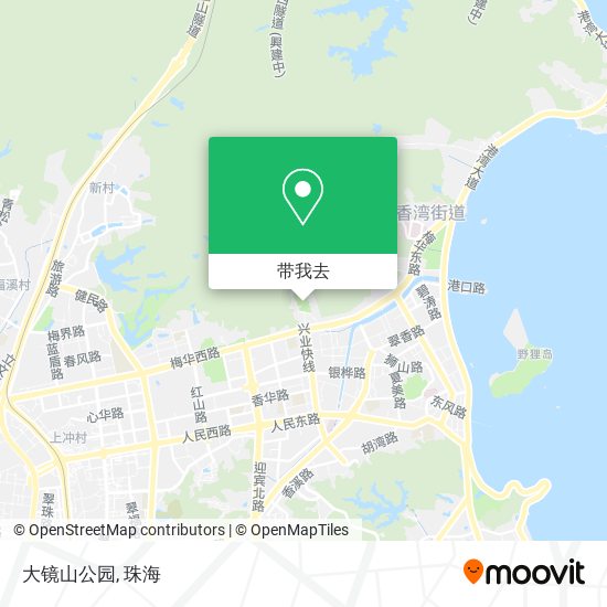 大镜山公园地图