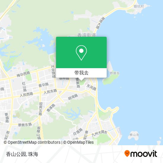香山公园地图