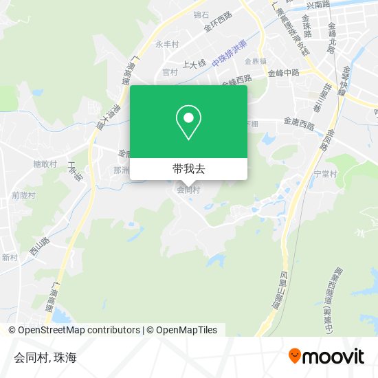 会同村地图