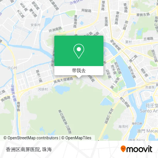 香洲区南屏医院地图