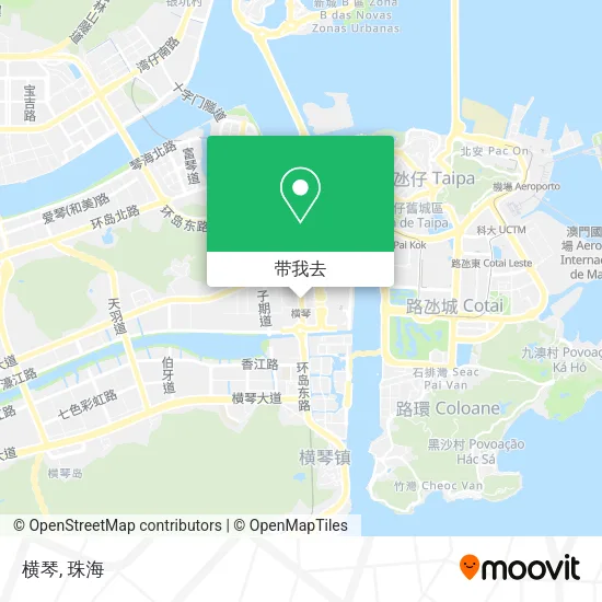 横琴地图