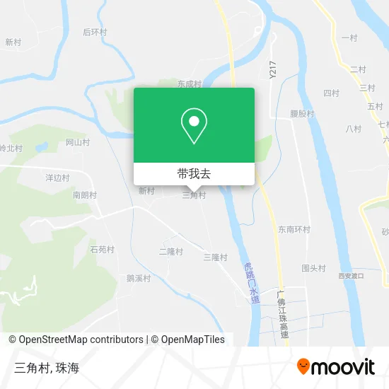 三角村地图